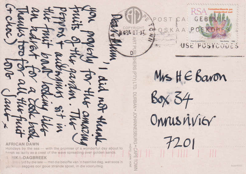 Post Cards / Maxi Card used