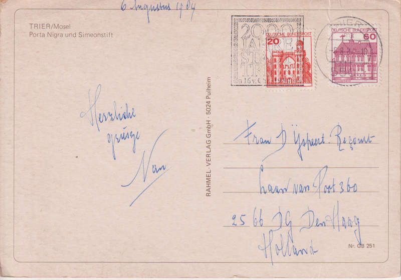 Post Cards / Maxi Card used