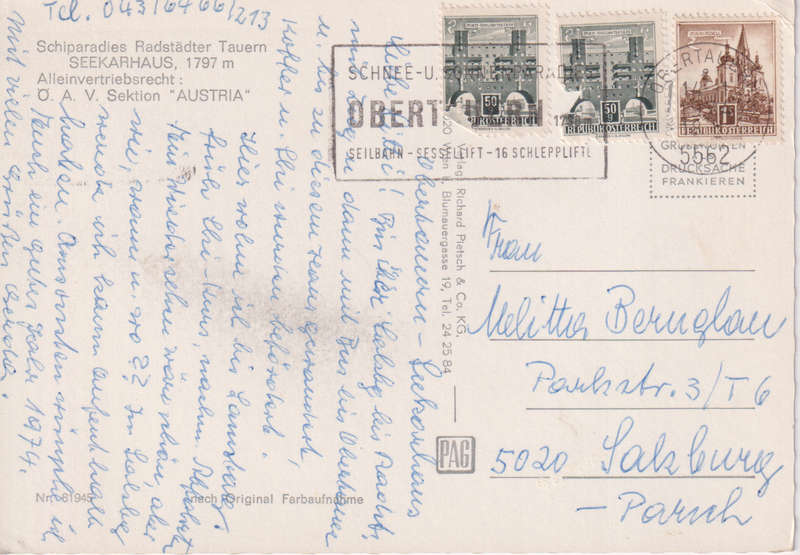 Post Cards / Maxi Card used
