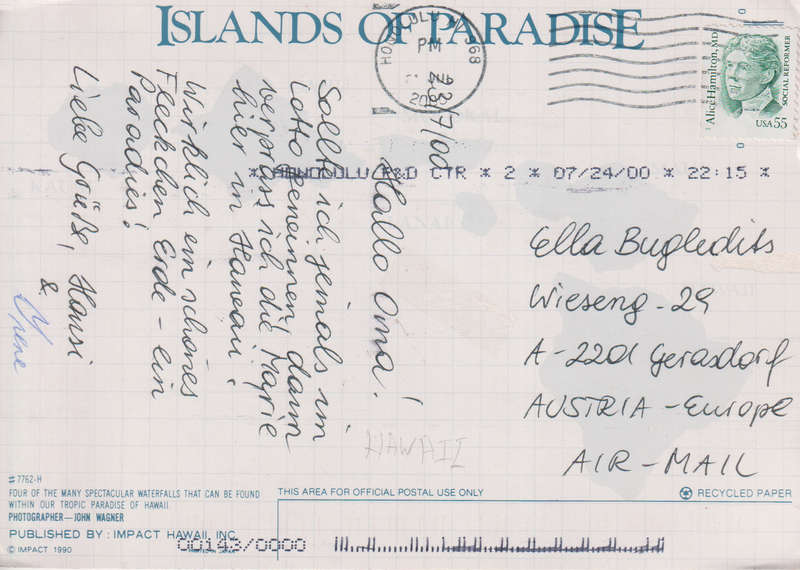 Post Cards / Maxi Card used