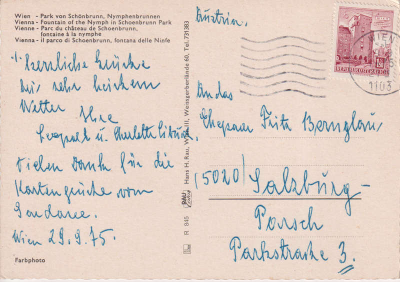 Post Cards / Maxi Card used
