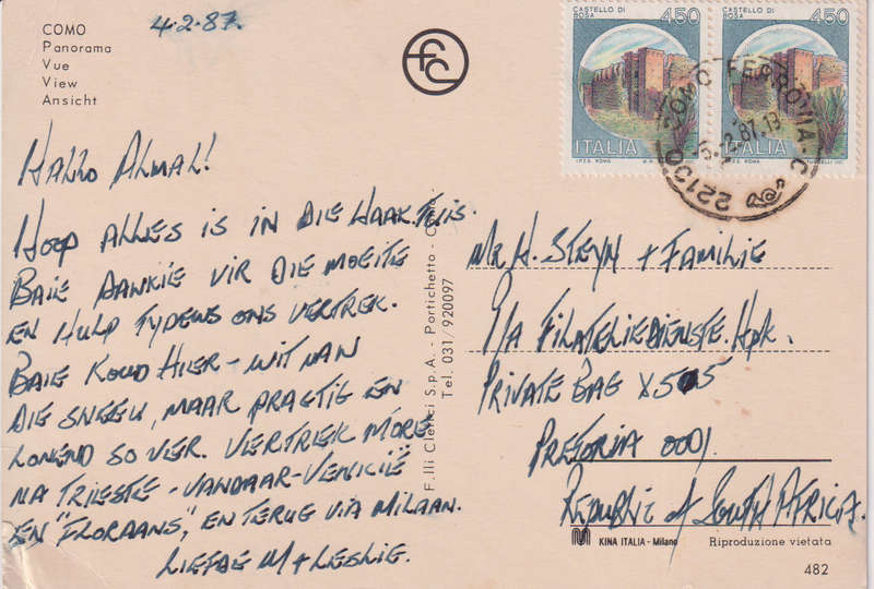 Post Cards / Maxi Card used