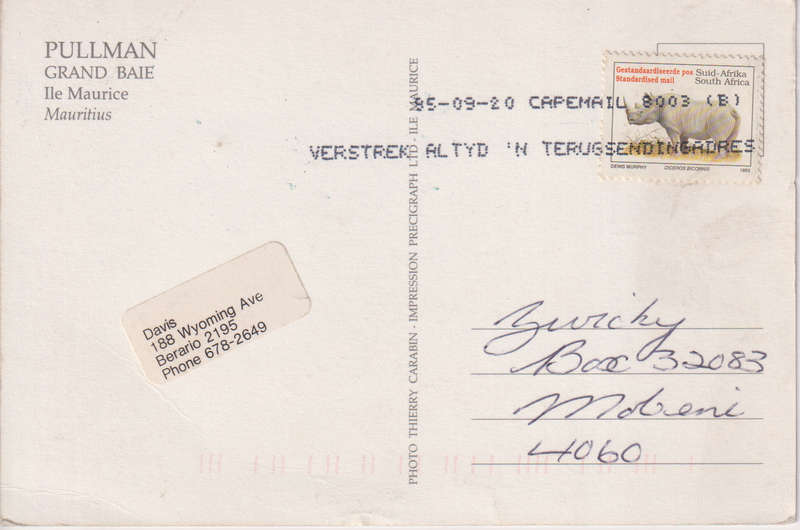 Post Cards / Maxi Card used