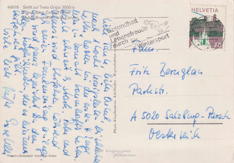 Post Cards / Maxi Card used