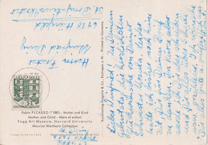 Post Cards / Maxi Card used