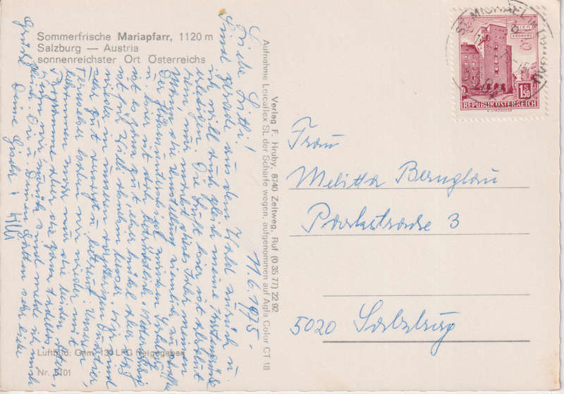 Post Cards / Maxi Card used