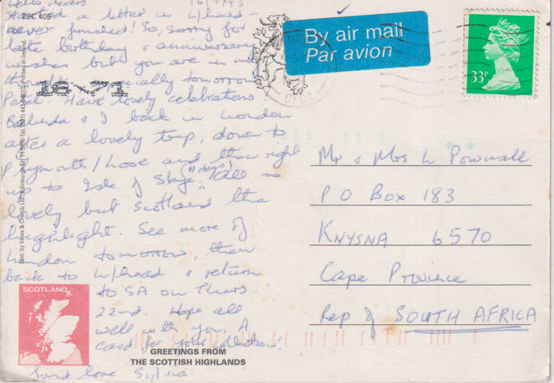 Post Cards / Maxi Card used