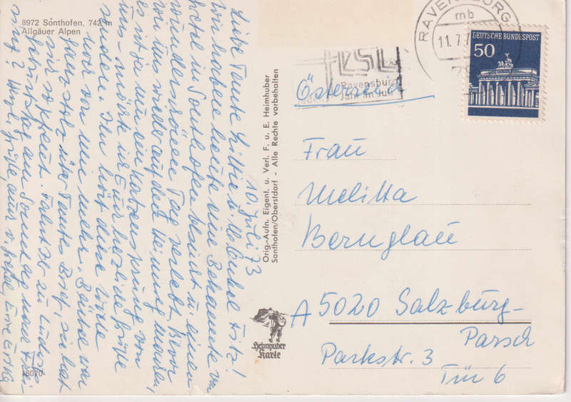 Post Cards / Maxi Card used