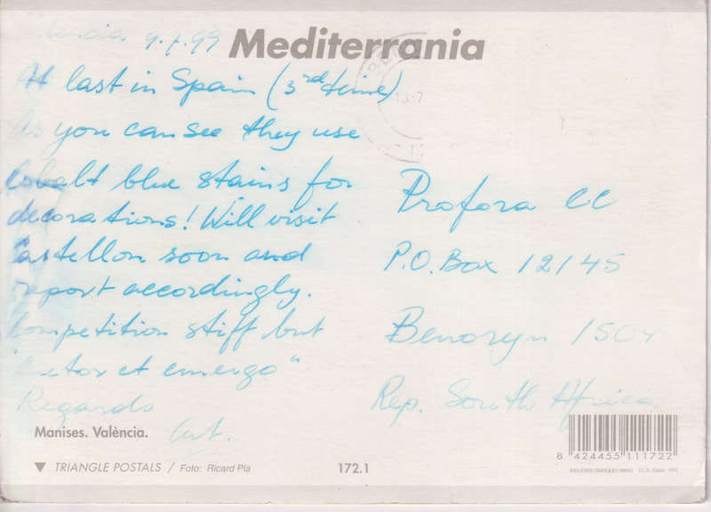 Post Cards / Maxi Card used