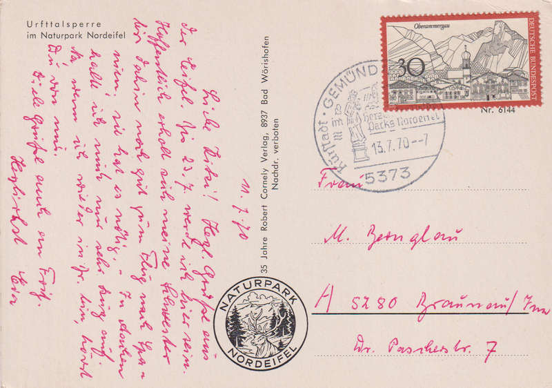Post Cards / Maxi Card used