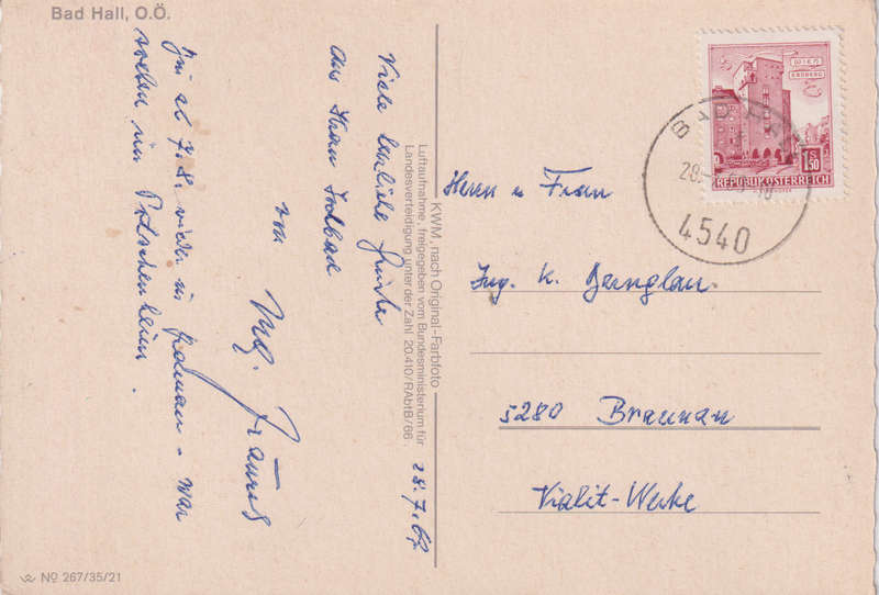 Post Cards / Maxi Card used