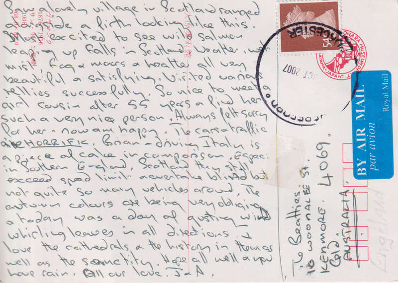 Post Cards / Maxi Card used