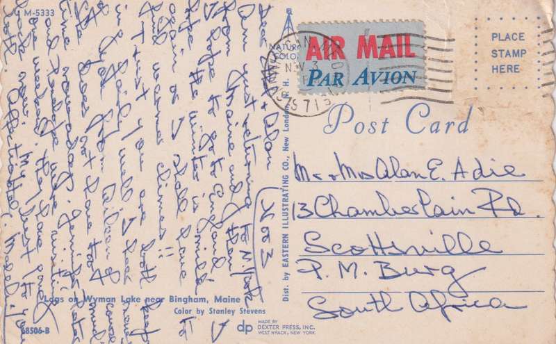 Post Cards / Maxi Card used