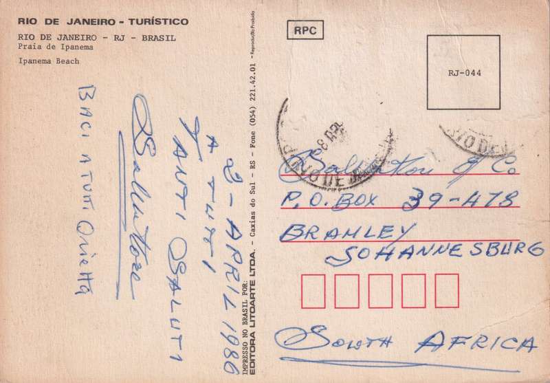 Post Cards / Maxi Card used