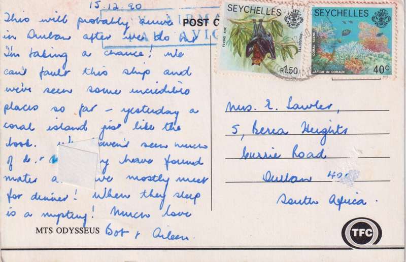 Post Cards / Maxi Card used
