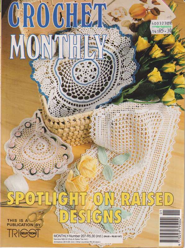 Magazine Crochet Monthly Number 207 Spotlight On Raised Designs