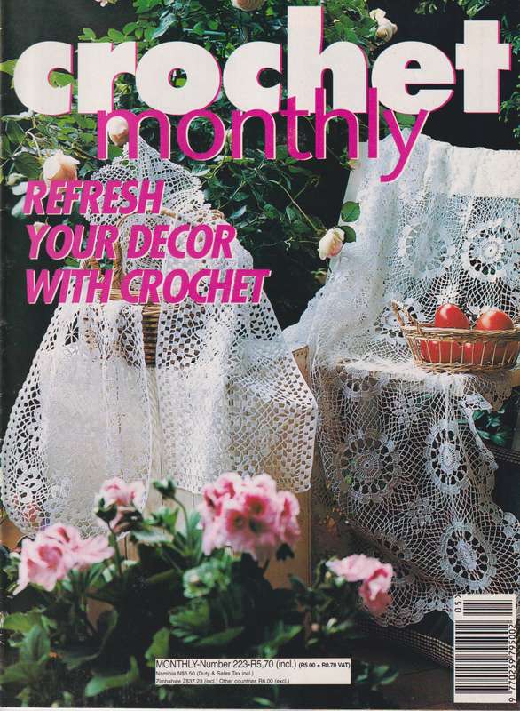 Magazine Crochet Monthly Number 223 Refresh Your Decor With Crochet