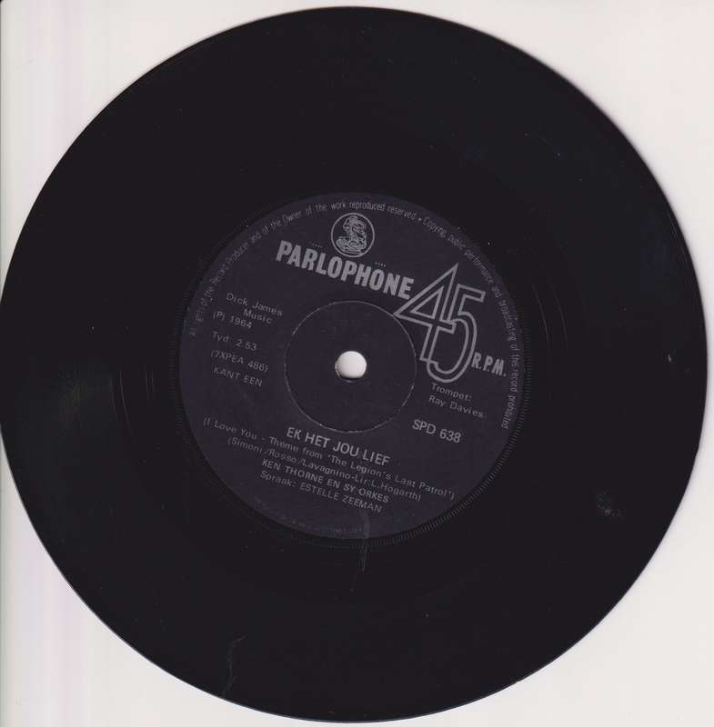 Seven Single LP / Vinyl Ken Thorne en sy orkes