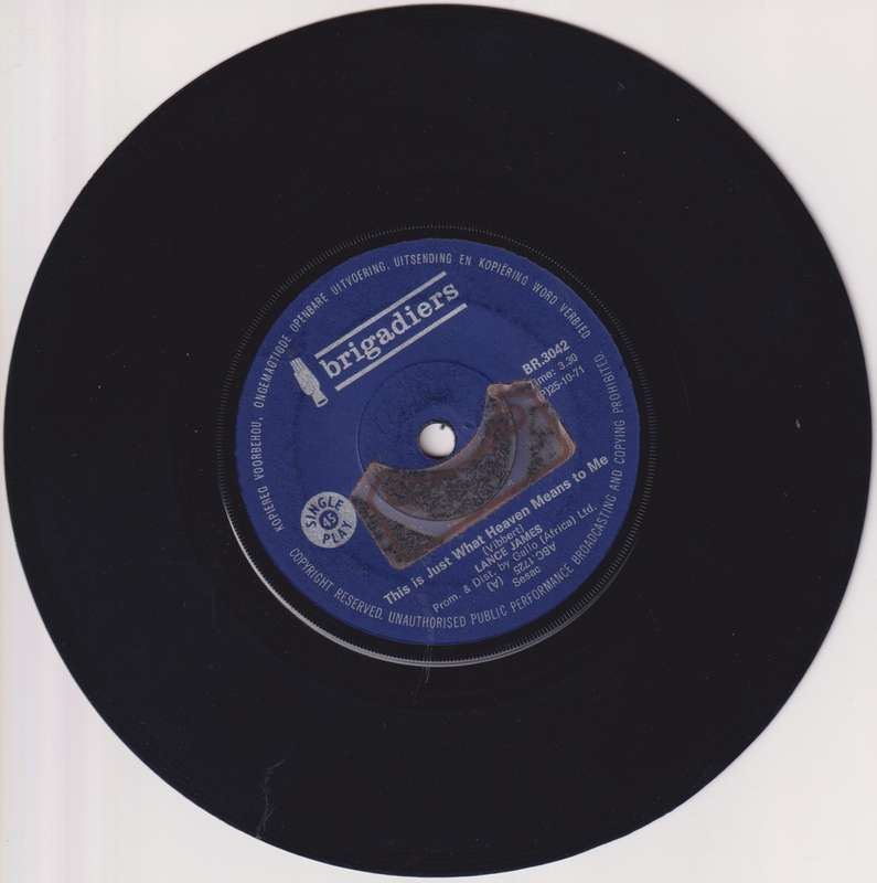 Seven Single LP / Vinyl Lance James