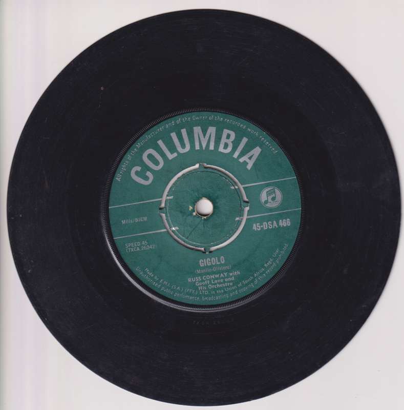 Seven Single LP / Vinyl Russ Conway With Geoff