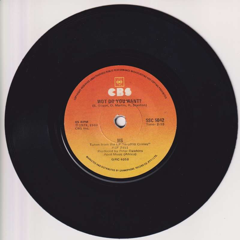 Seven Single LP / Vinyl MS April Music Africa