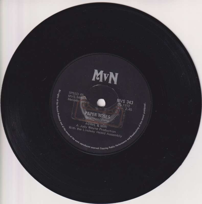 Seven Single LP / Vinyl Avryl Miri