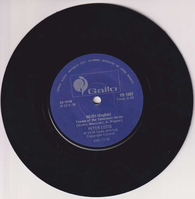 Seven Single LP / Vinyl Heidi