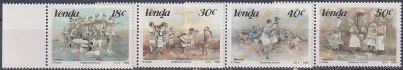Stamps Venda 1989 Traditional Dances