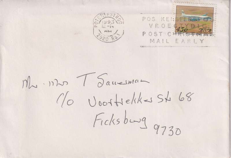 Postal History RSA