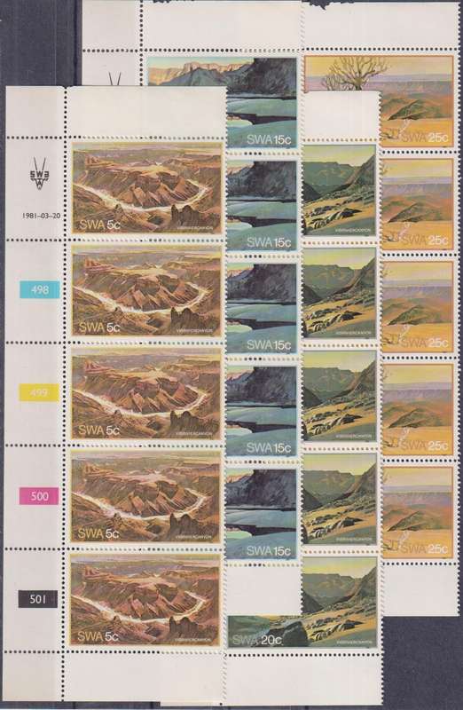 Stamps 1981 Tourism - Fish River Canyon