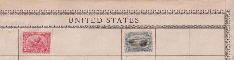Stamps on paper Mix World