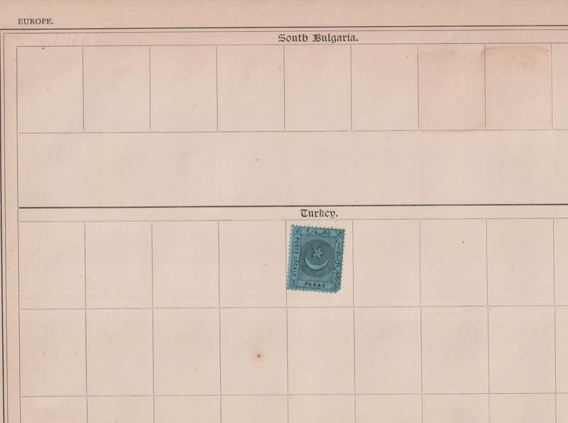 Stamps on paper Mix World