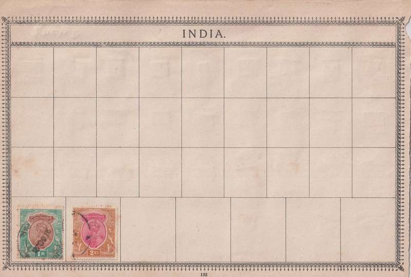 Stamps on paper Mix World