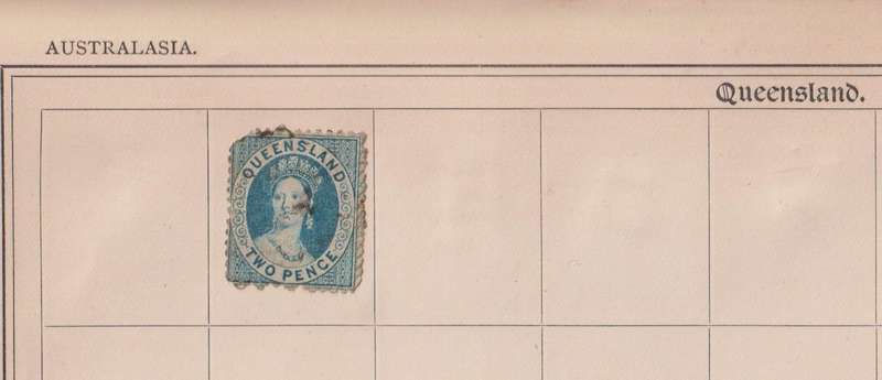Stamps on paper Mix World