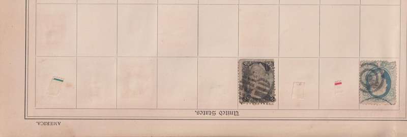 Stamps on paper Mix World