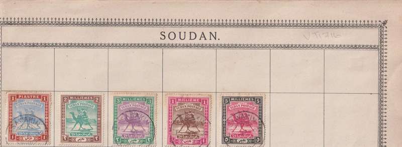 Stamps on paper Mix World