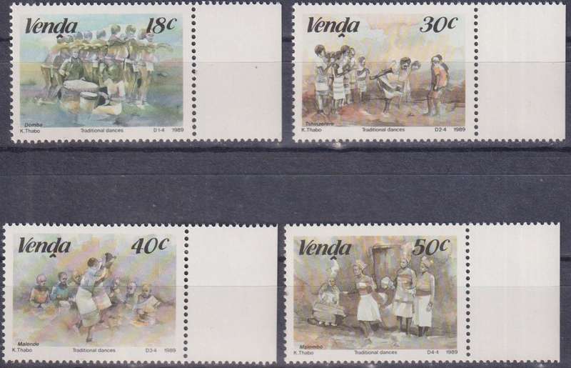 Stamps 1989 Traditional Dances