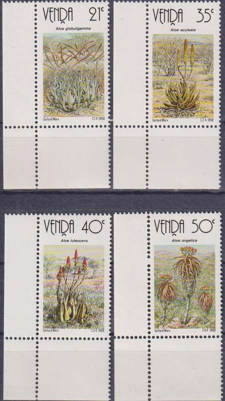 Stamps 1990 Aloes