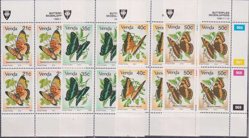 Stamps 1990 Butterflies