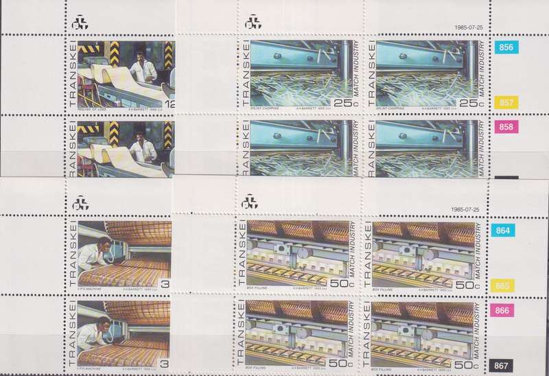 Stamps 1985 Match Industry