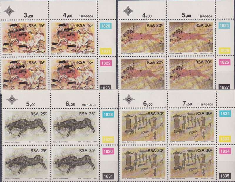 Stamps 1987 Rock Paintings