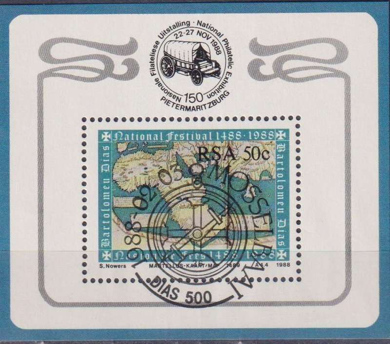 Stamps 1988 The 500th Anniversary of Discovery of Cape of Good Hope by Bartolomeu Dias