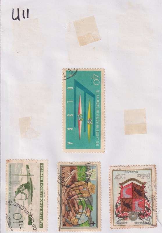 Stamps On paper Mixed