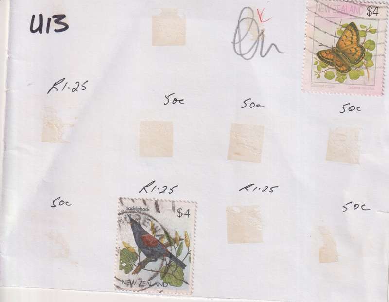Stamps On paper Mixed