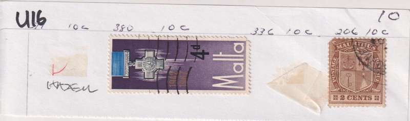 Stamps On paper Mixed