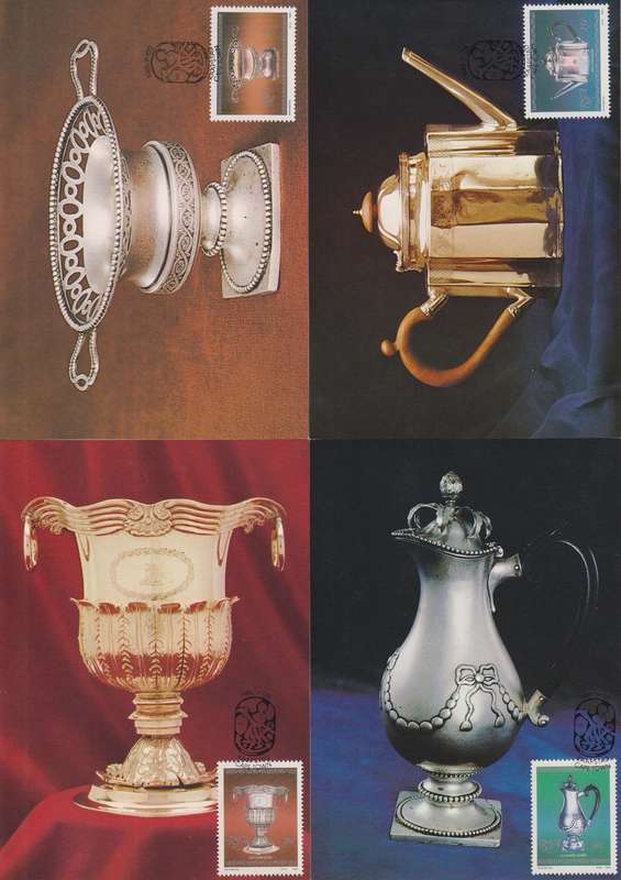Maxi Card Set of 4 1985 Cape Silverware (Packs Of 10 Bid per pack to take all)