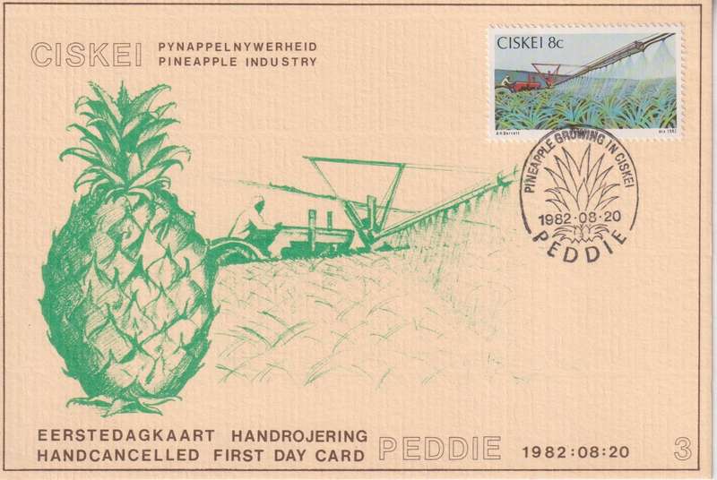 First Day Card Limited Edition 1982 Pineapple Industry