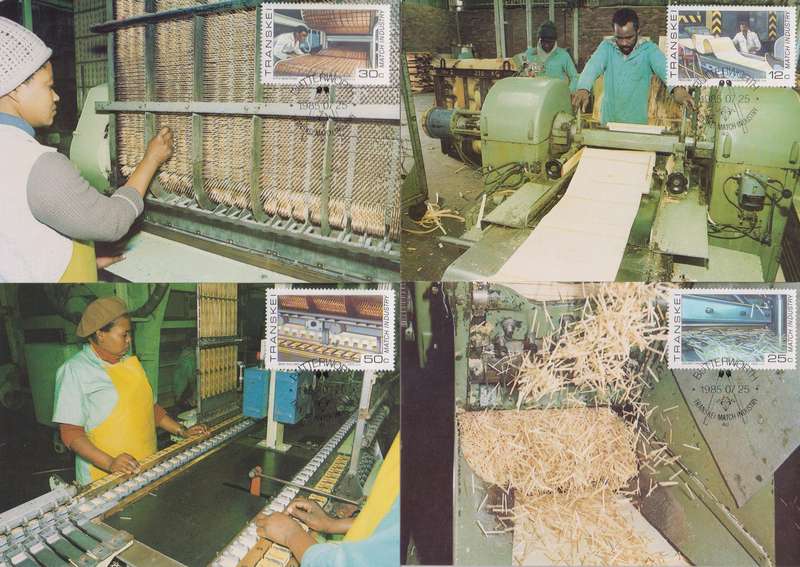 Maxi Card Set of 4 1985 Match Industry (Packs Of 10 Bid per pack to take all)