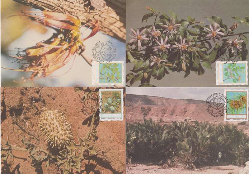 Maxi Card Set of 4 1987 Field Fruits (Bid per pack to take all)