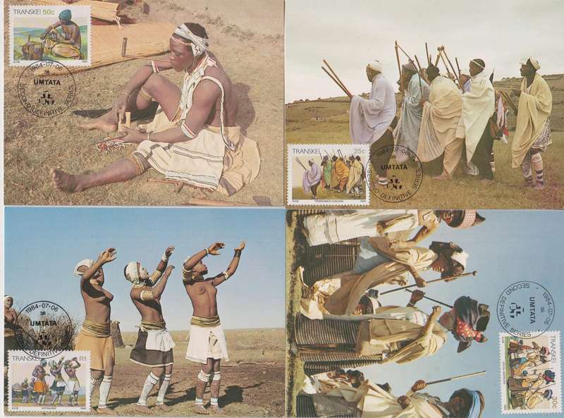 Maxi Card Set of 17 1984 Xhosa Culture